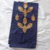 Dark Blue Summer Cool Aari Work 2Pc Suit