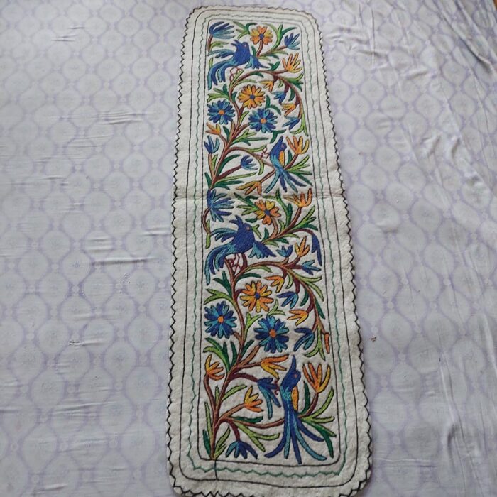 Kashmiri Felted wool Namda Runner Rug 6x2
