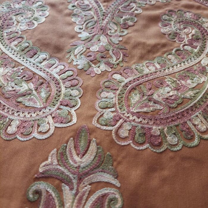 Mustard Summer Cool Aari Work 2Pc Suit - Image 3