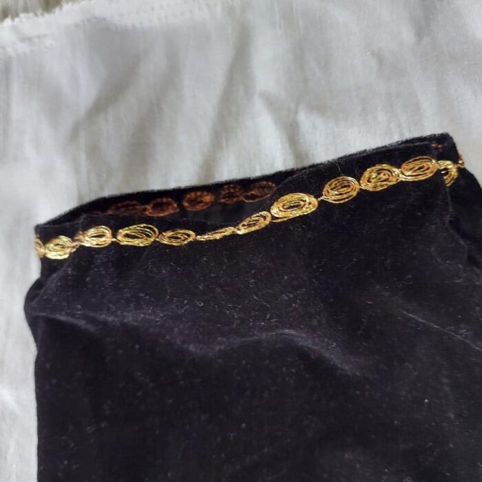 Black Kids Velvet Pheran (Length 31) - Image 3