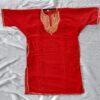 Red Kids Velvet Kashmiri Phiran (Length 30.5)