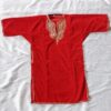 Red Kids Velvet Phiran (Length 30)