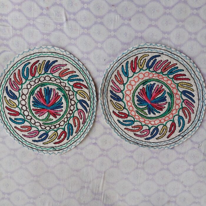 Set of 2 - Meditation mats | Yoga mats or Indian floor seating rug pads