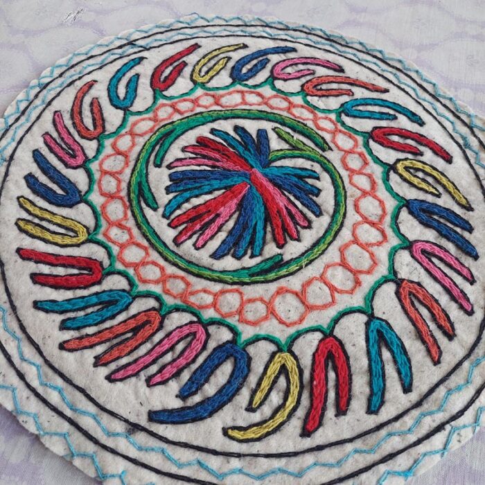 Set of 2 - Meditation mats | Yoga mats or Indian floor seating rug pads - Image 3