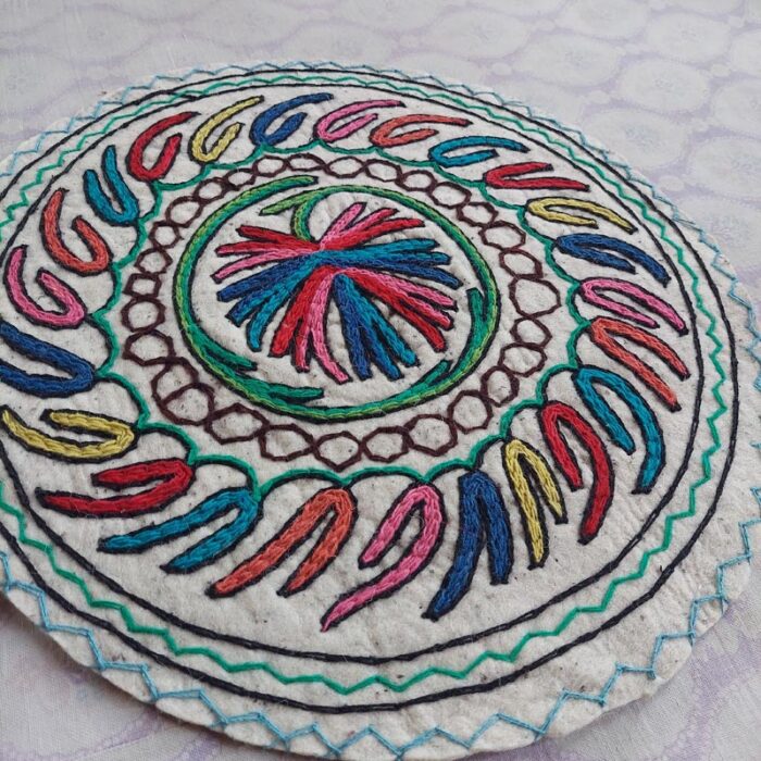 Set of 2 - Meditation mats | Yoga mats or Indian floor seating rug pads - Image 2