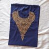 Dark Blue Ruby Cotton Tilla Work 2Pc Suit