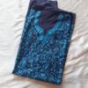 Dark Blue Crush Cotton Aari Work 2Pc Suit