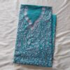 Teal Crush Cotton Aari Work 2Pc Suit