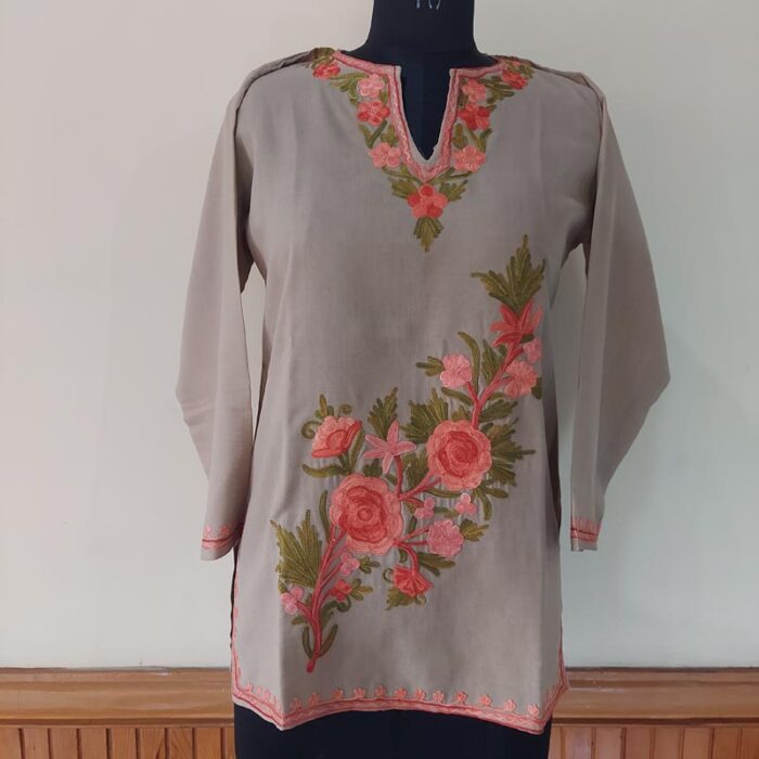 Fawn Summer Cool Short Kurta