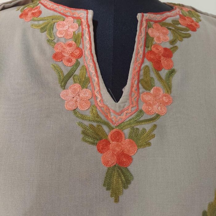 Fawn Summer Cool Short Kurta - Image 2