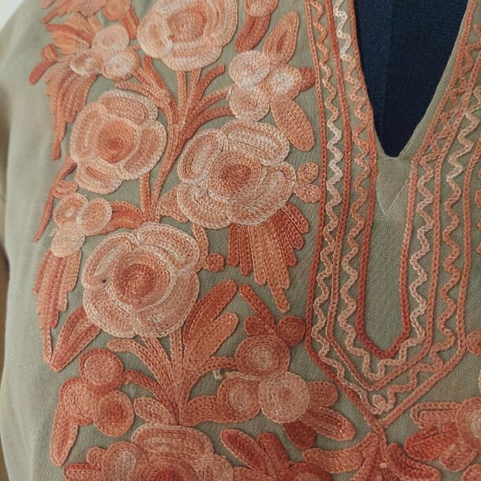 Light Brown Summer Cool Short Kurta - Image 2