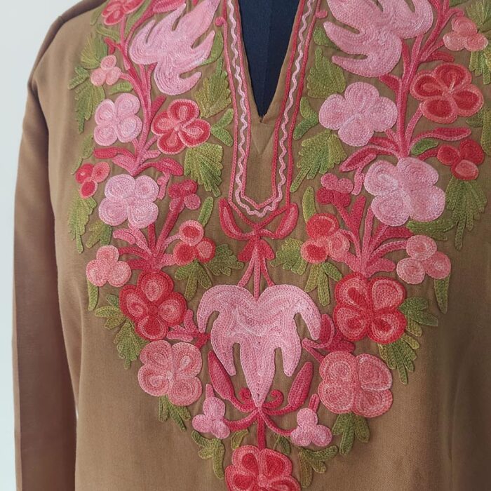 Brown Summer Cool Short Kurta - Image 2