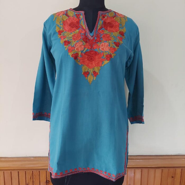 Blue Summer Cool Short Kurta