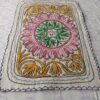 3x2ft Harmukh Handmade Wool Aari Embroidered Namda Rug