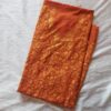 Dark Orange Crush Cotton Aari Work 2Pc Suit
