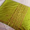 Green Authentic Kashmiri Sozni Handcrafted Crepe Saree