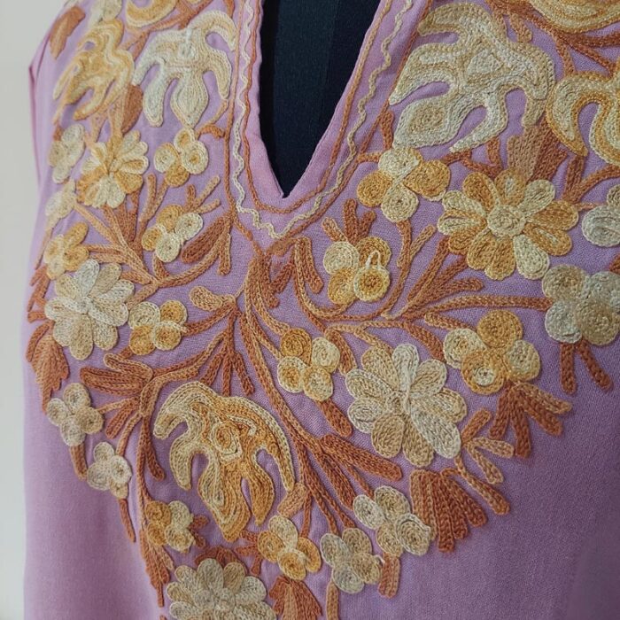 Light Purple Summer Cool Short Kurta - Image 2
