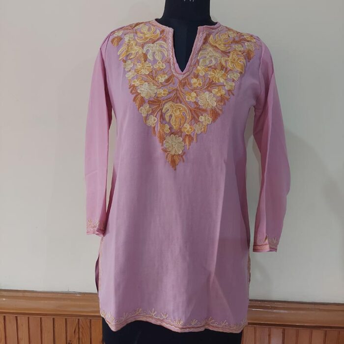 Light Purple Summer Cool Short Kurta
