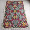 Beautiful 6×4Ft Pure Wool Double Work Handmade Aari Embroidered Namda Rug