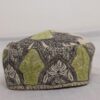 Cream Semi Pashmina Hand Sozni Cap