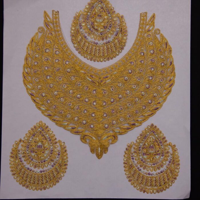 Noor-Rani Golden Tilla Patch