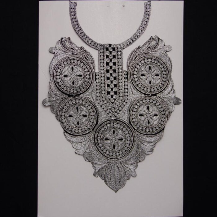 Silver Gami Tilla Patch