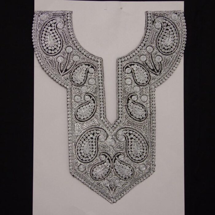 Silver Badami Tilla Patch