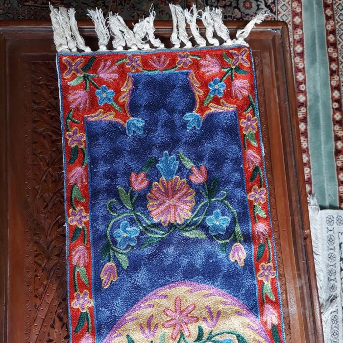 4×1 Nyul Chainstitch Silk Handmade Runner - Image 3