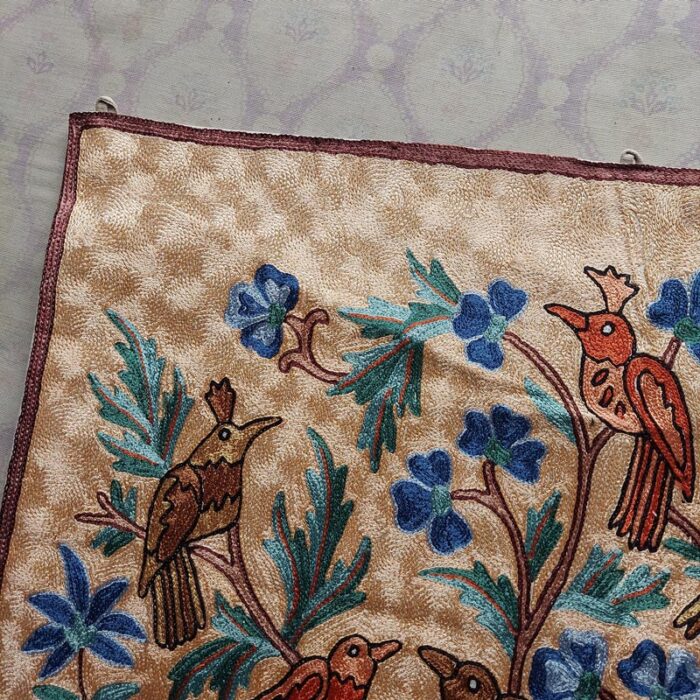 2x3 Silk Birds Wall Hanging - Image 2