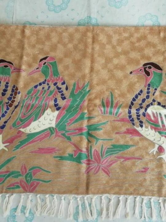 3x2 Silk Flora n Fauna Wall Hanging