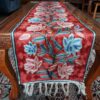 6×1 Wazul Chainstitch Silk Handmade Runner or Wall Hanging