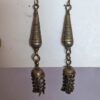 Antique Lal Ded Handmade Kashmiri Jhumka Earrings