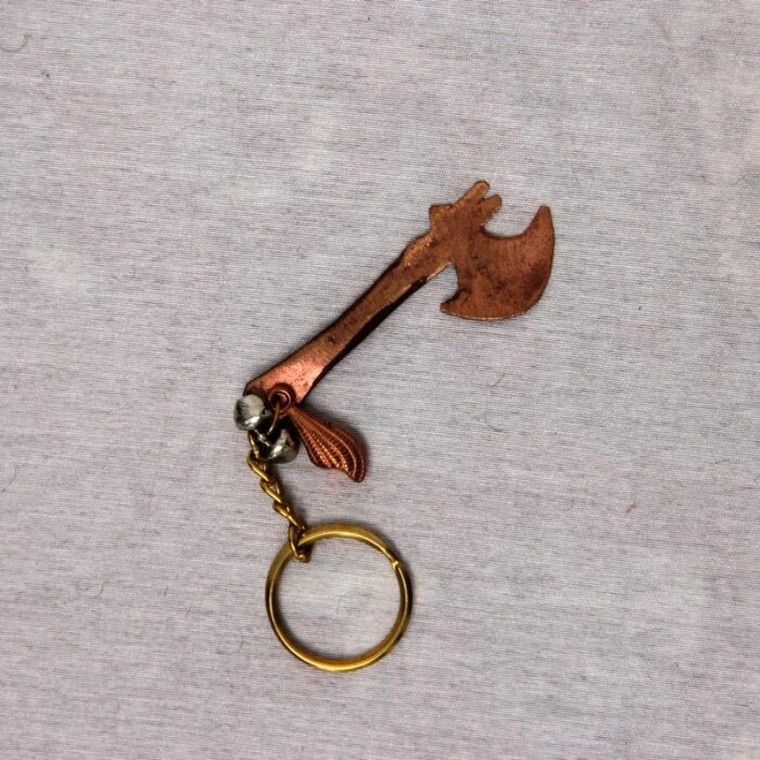 Axe Copper Keychain