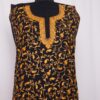 Black Cotton 2pc Suit with Kashmiri Jama Aari Handwork