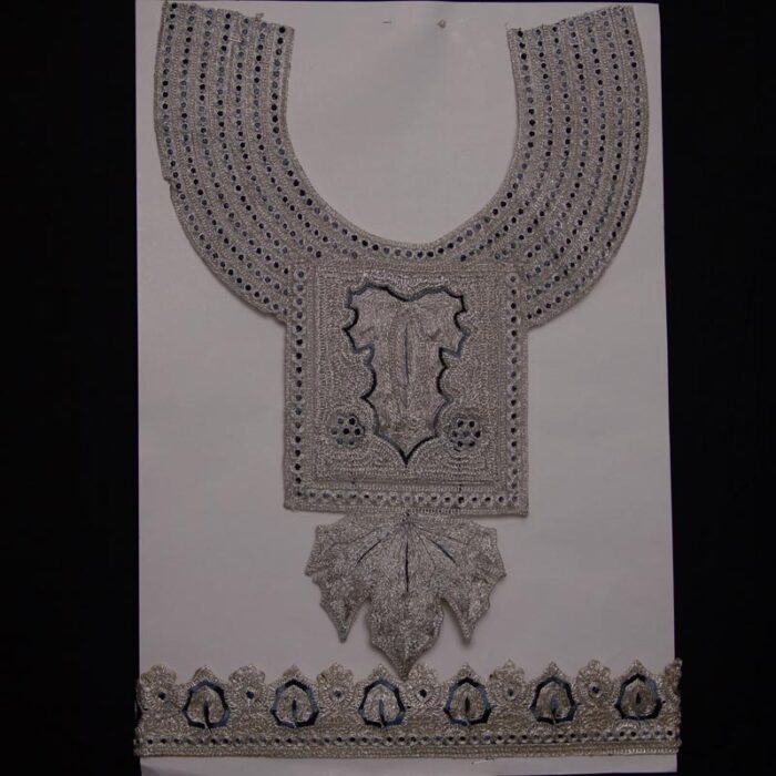 Silver Chinari Tilla Patch