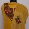 Pure Crepe 3pc Suit with Aari Handwork