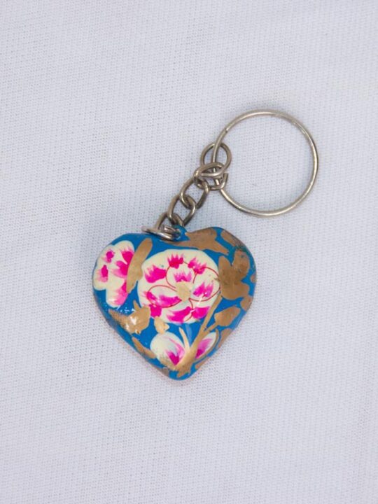 Handcrafted Paper Machie Keychain