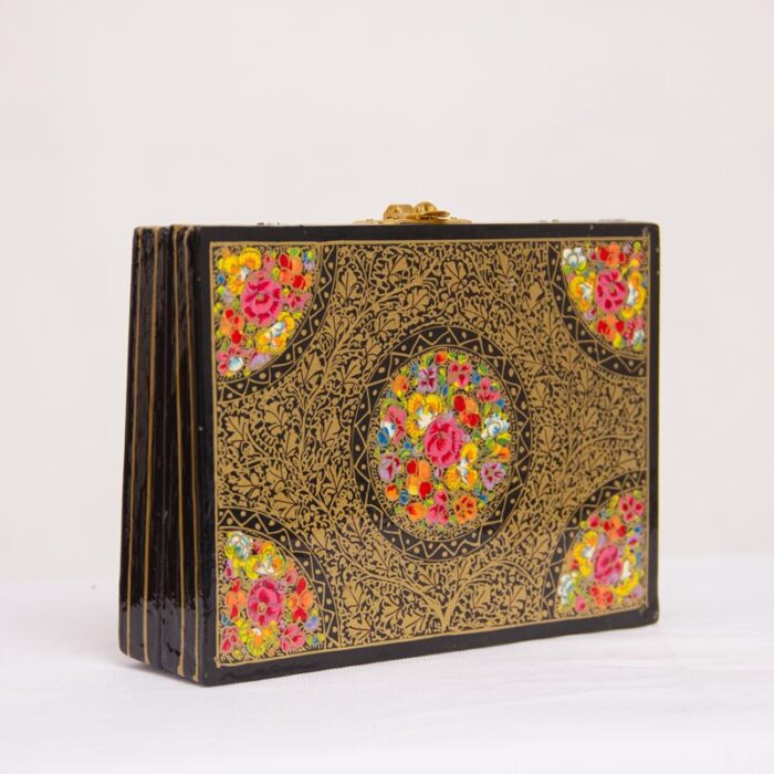 Luxury Handcrafted Paper Mache Clutch