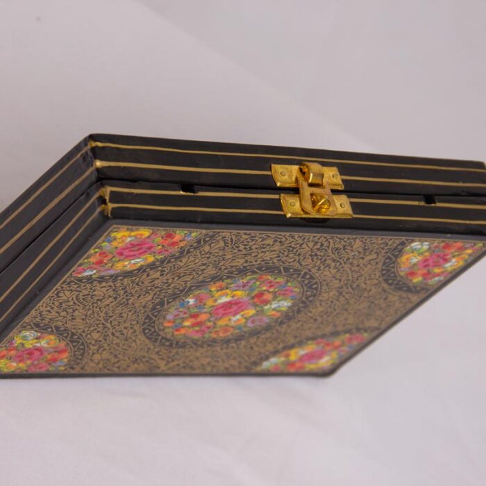 Luxury Handcrafted Paper Mache Clutch - Image 3