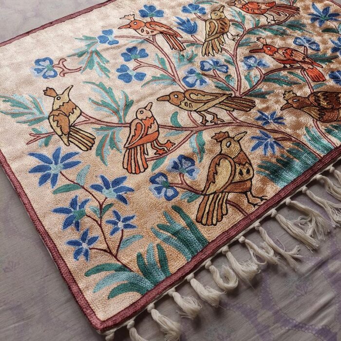 2x3 Silk Birds Wall Hanging - Image 3