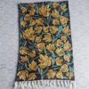 Kruhun Chinar Leaf Silk Handmade Chainstitch Wall Hanging 3x2ft