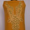 Light Brown Summer cool 2pc Suit with Kashmiri Aari Handwork