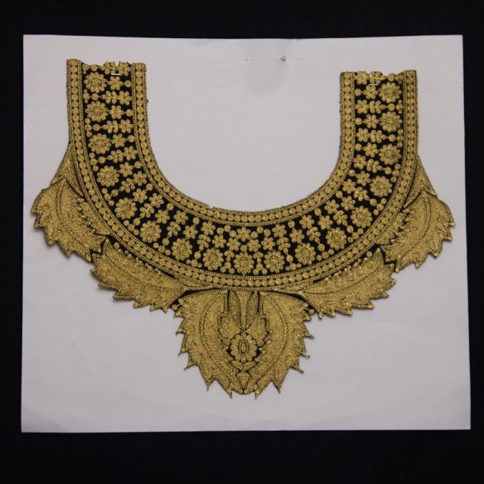 Elegant Golden Tilla Patch