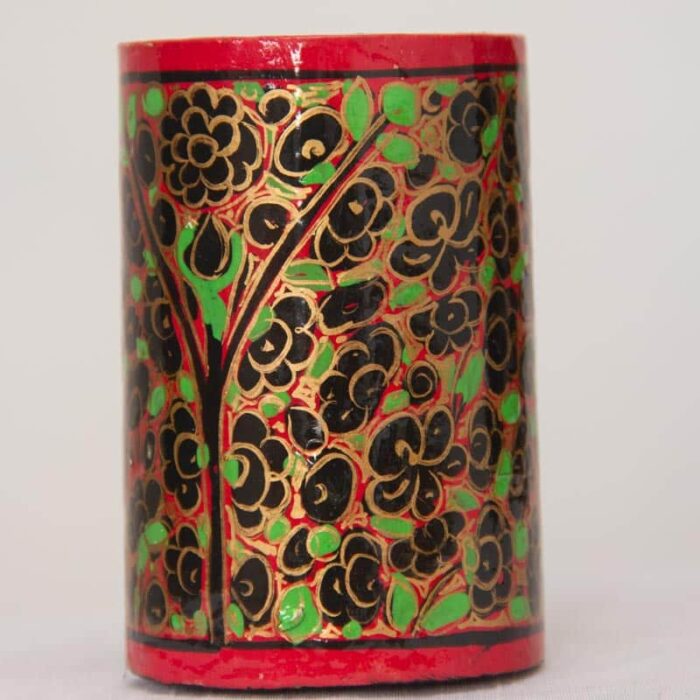 Red n Black Paper Mache Holder - Image 2