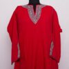 Red Tilla Cotton Pheran
