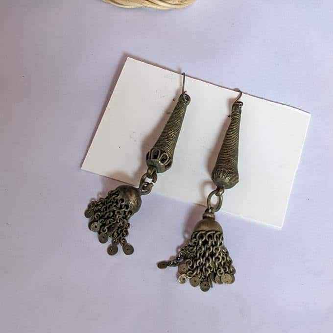 Antique Shahi Handmade Kashmiri Jhumka Earrings