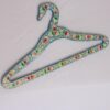 Blue Handmade Floral Paper Machie Cloth Hanger Pair