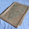 Light Brown Cotton 2pc Suit with Kashmiri Aari Handwork