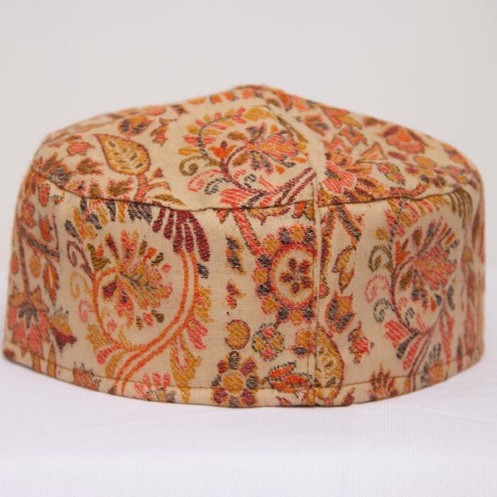 Peach PoshBahar Special Kani Cap