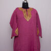 Purple Tilla Cotton Pheran